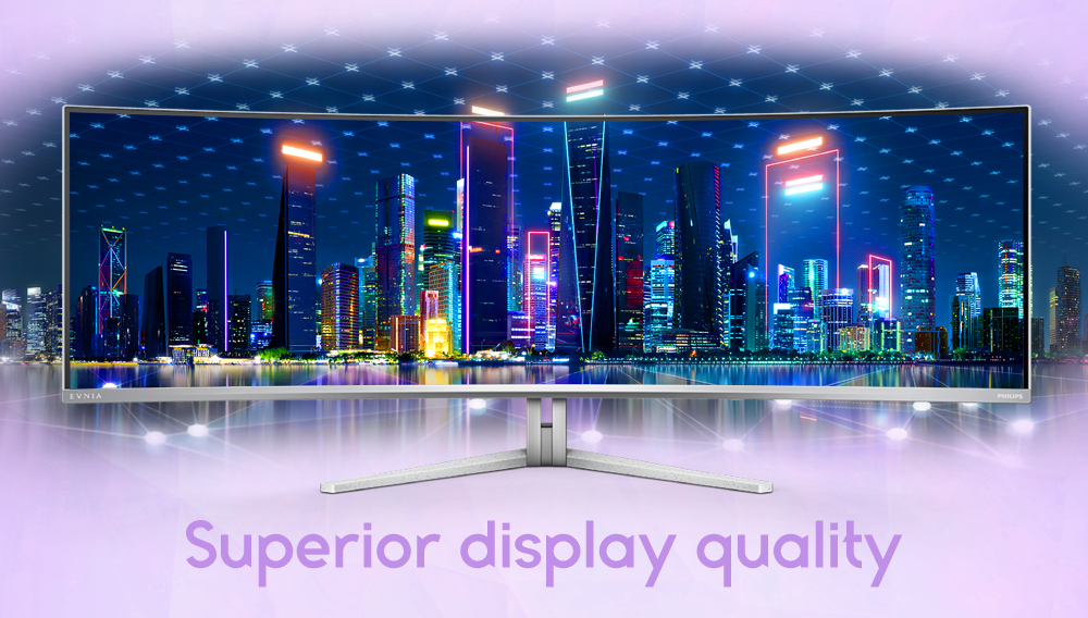 superior display quality